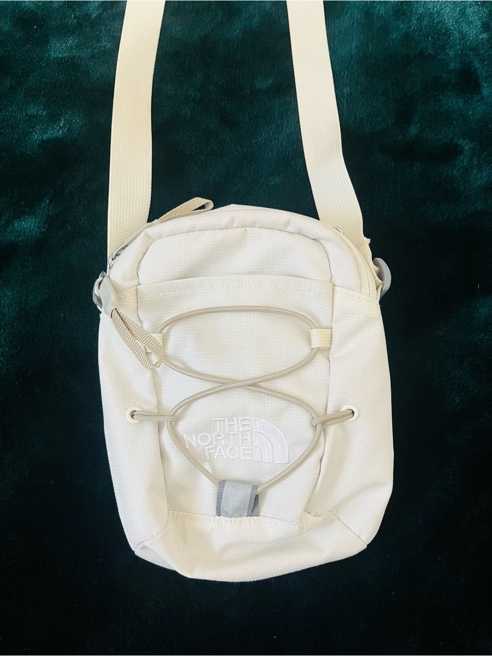 The North Face Small Cream Crossbody Belt Bag